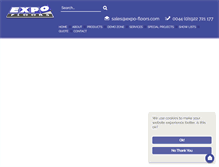 Tablet Screenshot of expo-floors.com